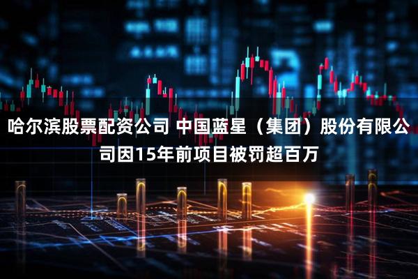 哈尔滨股票配资公司 中国蓝星（集团）股份有限公司因15年前项目被罚超百万
